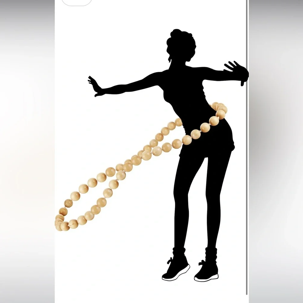 Wooden Weighted Hula Hoop new for weight loss